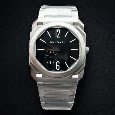 Bulgari Octo Siyah Kadran P-609