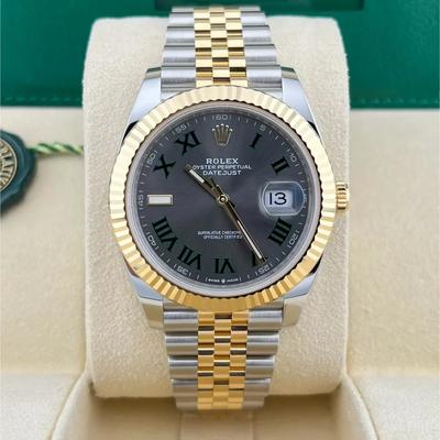 Rolex Datejust Wimbledon Gri Kadran Clone Eta P-583