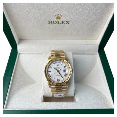 Rolex Day Date Beyaz Kadran Clone Eta P-622