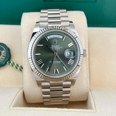 Rolex Day-Date Yeşil Kadran 3255 Clone Eta 
